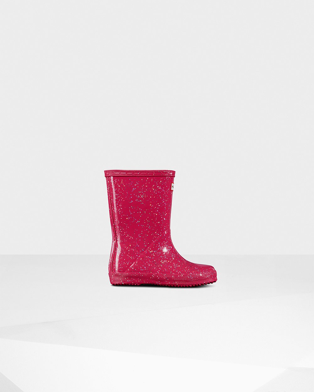 Bottes de Pluie Hunter Original First Giant Glitter Enfant Rose AQBIWPN-71